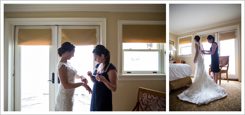 Bride Getting ready | Wentworth by the Sea wedding New Hampshire LAD Photography