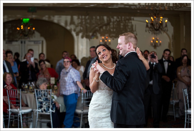 First Dance | Wentworth by the Sea wedding New Hampshire LAD Photography