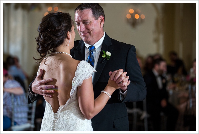 Bride and Father Dance | Wentworth by the Sea wedding New Hampshire LAD Photography