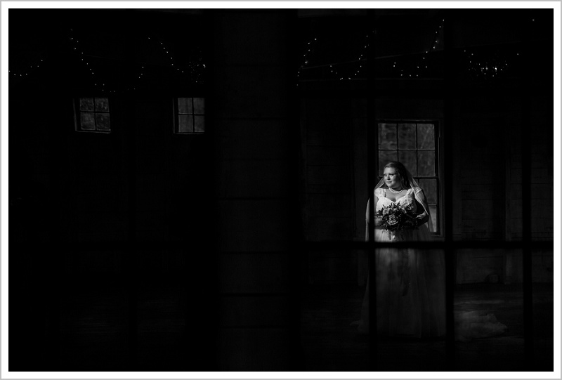 Dramatic Bridal Portrait - Jason and Angela's Hardy Farm Wedding in Fryeburg Maine