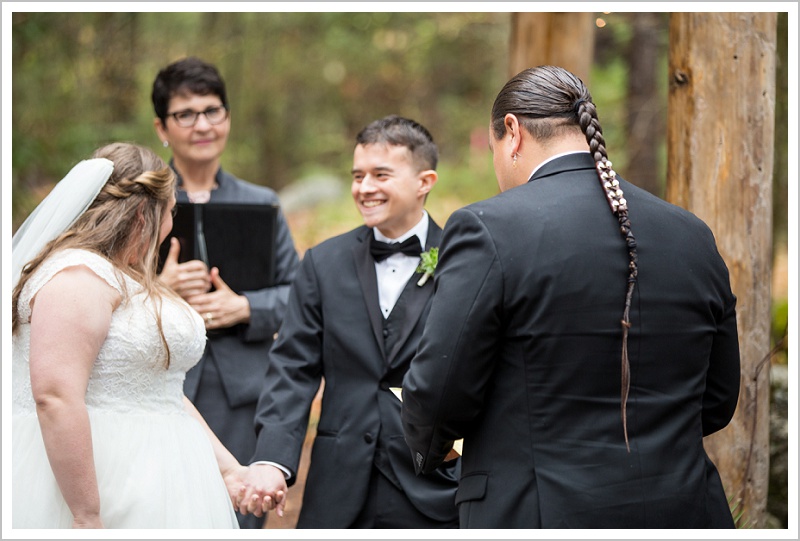 Ceremony - Jason and Angela's Hardy Farm Wedding in Fryeburg Maine