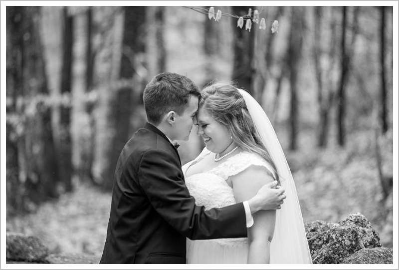 Bride and Groom - Jason and Angela's Hardy Farm Wedding in Fryeburg Maine