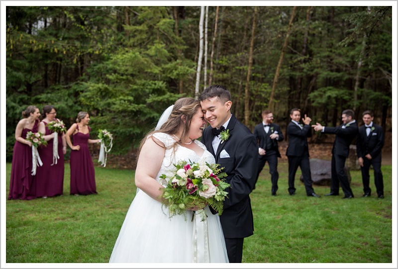 Wedding Party - Jason and Angela's Hardy Farm Wedding in Fryeburg Maine