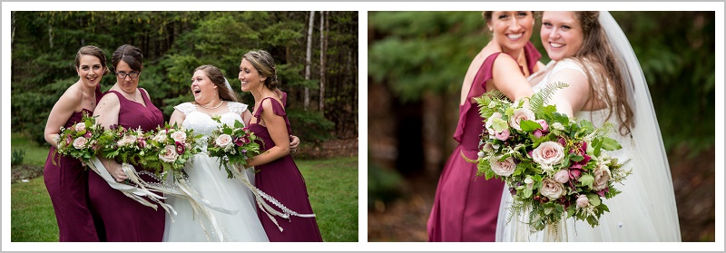 Bridal Party - Jason and Angela's Hardy Farm Wedding in Fryeburg Maine