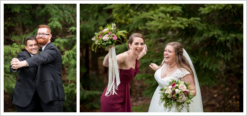 Bridal Party - Jason and Angela's Hardy Farm Wedding in Fryeburg Maine