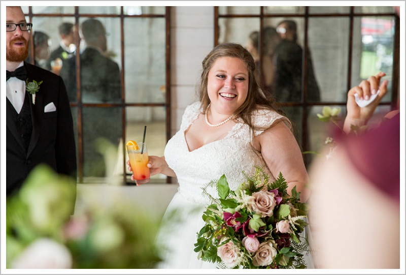 Bride at Reception - Jason and Angela's Hardy Farm Wedding in Fryeburg Maine