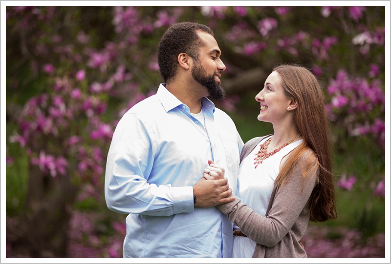 Josh and Leila's Arnold Arboretum Engagement | LAD Photography