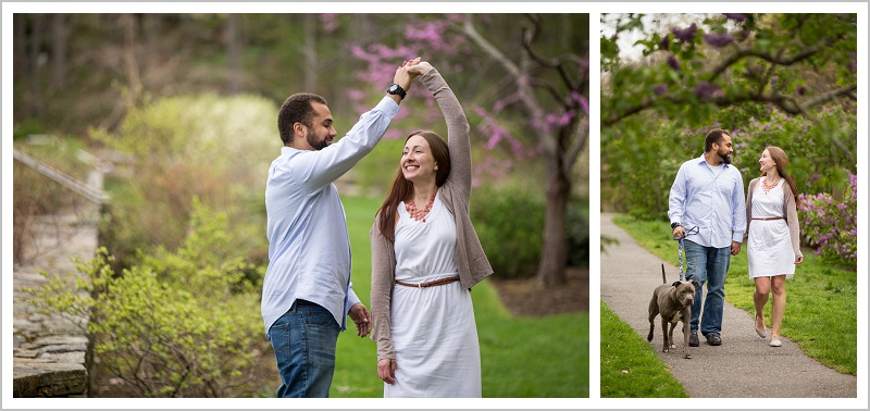 Josh and Leila's Arnold Arboretum Engagement | LAD Photography