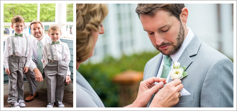 Groom getting ready - Laura + Steve's York Harbor Inn Wedding | LAD Photography