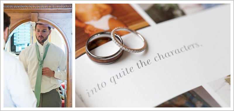 Groom and rings - Laura + Steve's York Harbor Inn Wedding | LAD Photography