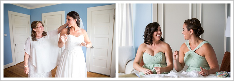 Getting ready - Laura + Steve's York Harbor Inn Wedding | LAD Photography