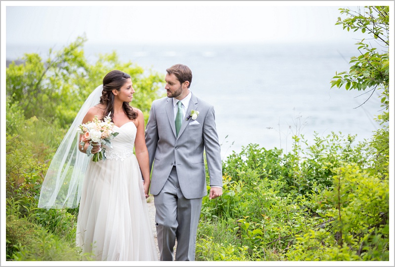 Bride and Groom - Laura + Steve's York Harbor Inn Wedding | LAD Photography