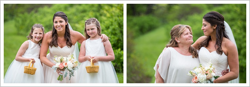 Flower girls and Bride - Laura + Steve's York Harbor Inn Wedding | LAD Photography