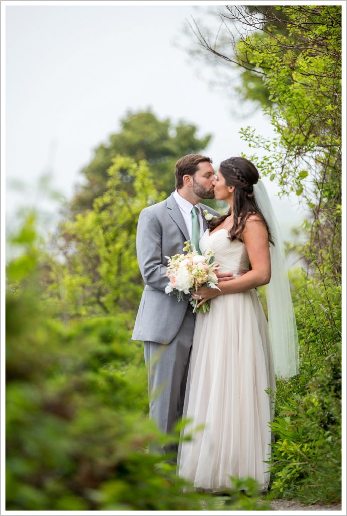 Bride and groom - Laura + Steve's York Harbor Inn Wedding | LAD Photography