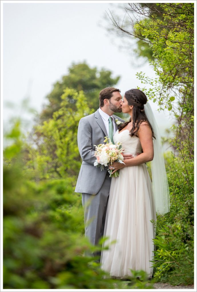 Bride and groom - Laura + Steve's York Harbor Inn Wedding | LAD Photography