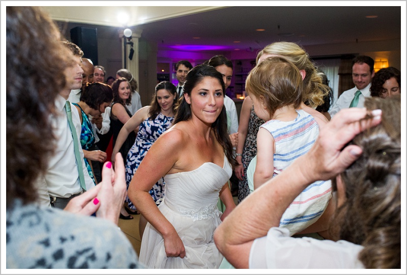 Bride Dancing at Reception - Laura + Steve's York Harbor Inn Wedding | LAD Photography