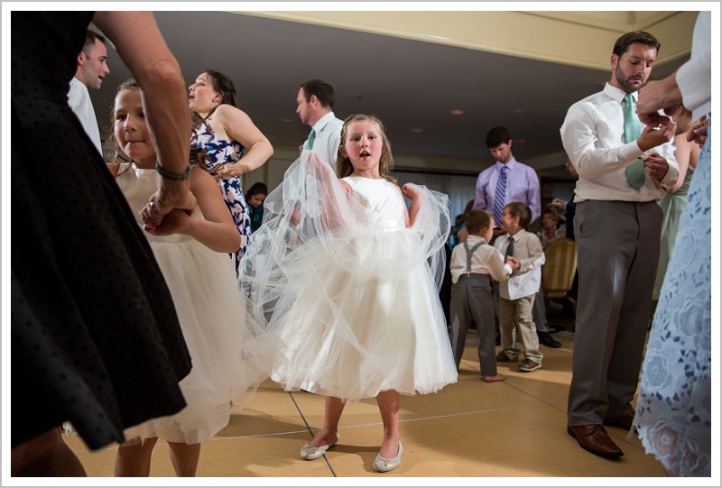 Kids dancing at Reception - Laura + Steve's York Harbor Inn Wedding | LAD Photography