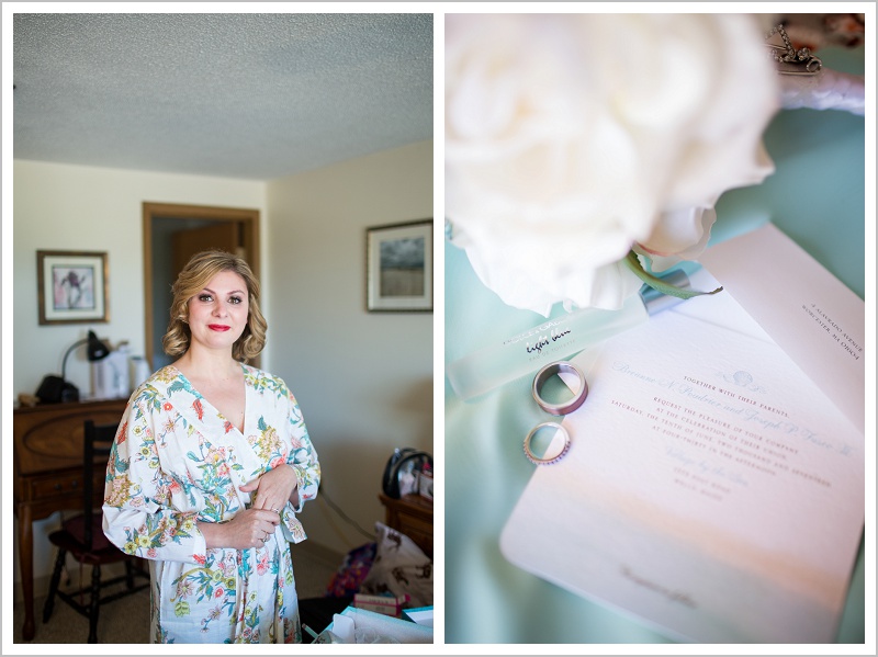 Bride and details | Joseph and Breanne's Village by the Sea Wedding