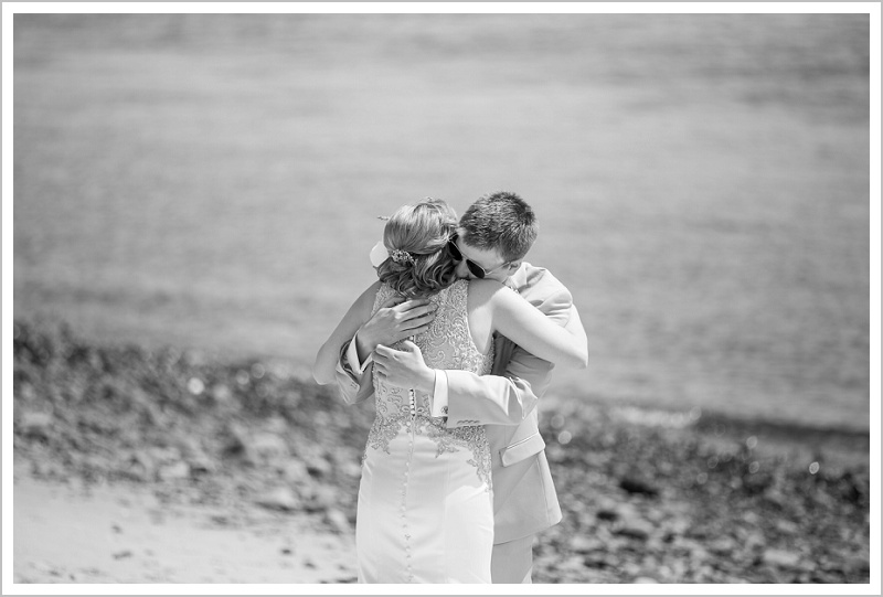 First look on the beach