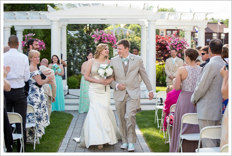 Just married | Joseph and Breanne's Village by the Sea Wedding