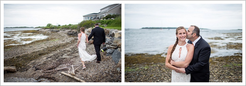 Tom and Katrines Eagle Island Wedding - On the Beach