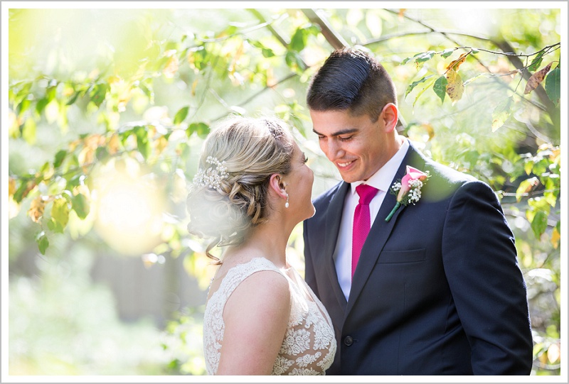 Bride and groom - Adam & Ali's Wedding at The Barn at Walnut Hill | LAD Photography