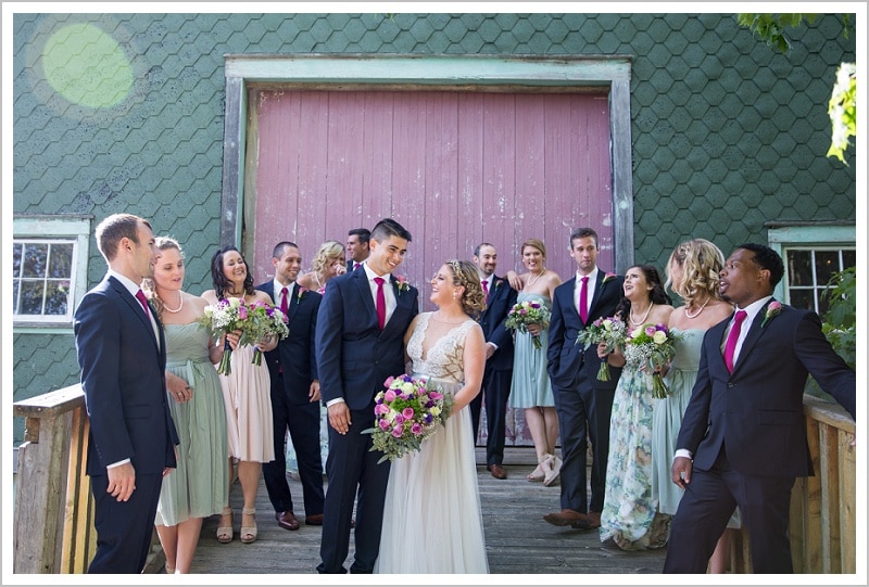 Wedding party - Adam & Ali's Wedding at The Barn at Walnut Hill | LAD Photography