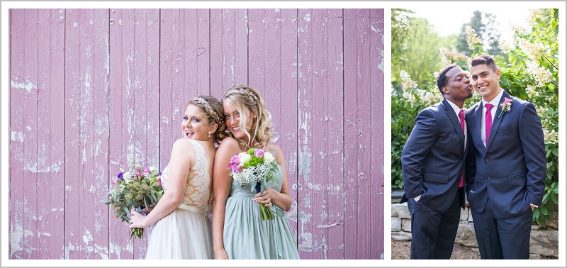 Maid of Honor and Best man show their love - Adam & Ali's Wedding at The Barn at Walnut Hill | LAD Photography