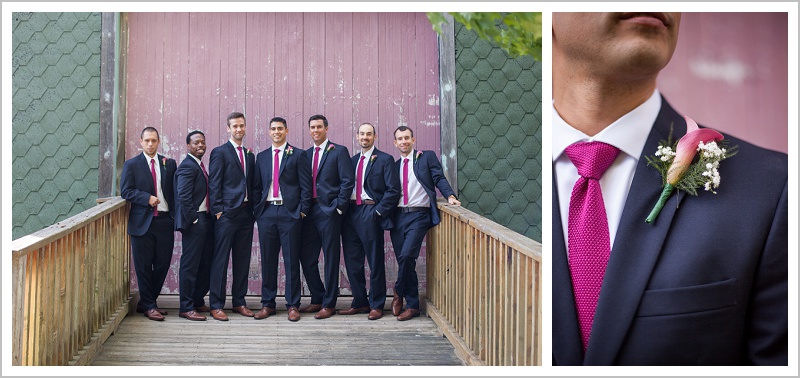 Groom and Groomsen - Adam & Ali's Wedding at The Barn at Walnut Hill | LAD Photography