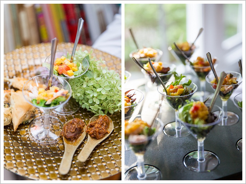 Hors-d'oeuvres - Adam & Ali's Wedding at The Barn at Walnut Hill | LAD Photography