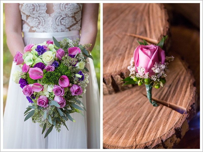 Floral details - Adam & Ali's Wedding at The Barn at Walnut Hill | LAD Photography