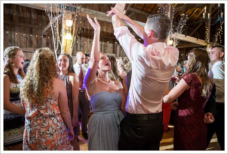 Dancing - Adam & Ali's Wedding at The Barn at Walnut Hill | LAD Photography