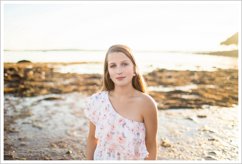 Oceanna on the beach. Edward Little Senior Class of 2018