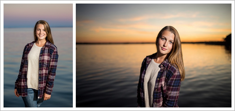 Oceanna in flannel by the water. Edward Little Senior Class of 2018