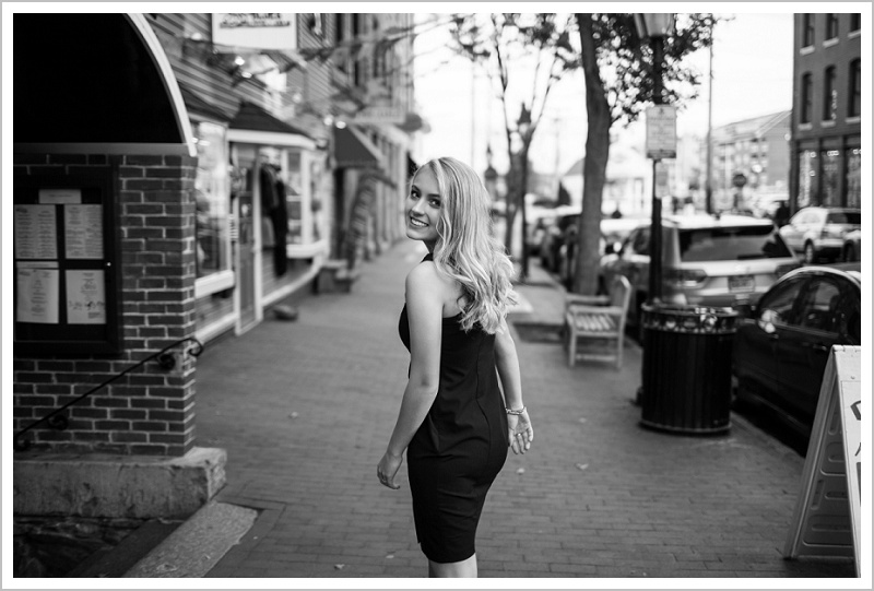 Sierra, Snow Pond Arts Academy, Class of 2018, walking the streets of the Old Port