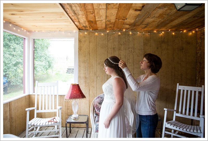 Tyler + Leanne Wedding at Stone Mountain Arts Center - Bride getting ready