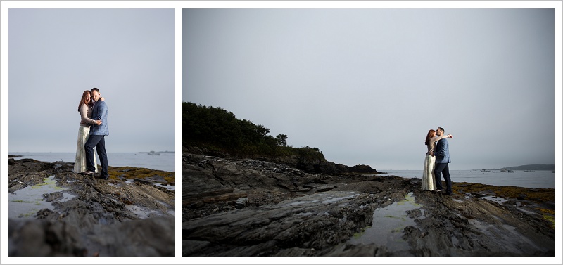 Kevin and Morgan at Kettle Cove, Engagement photos