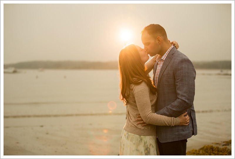 Kevin and Morgan at Kettle Cove, Engagement photos