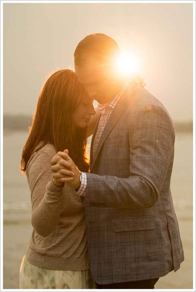 Kevin and Morgan at Kettle Cove, Engagement photos