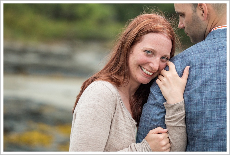 Kevin and Morgan at Kettle Cove, Engagement photos