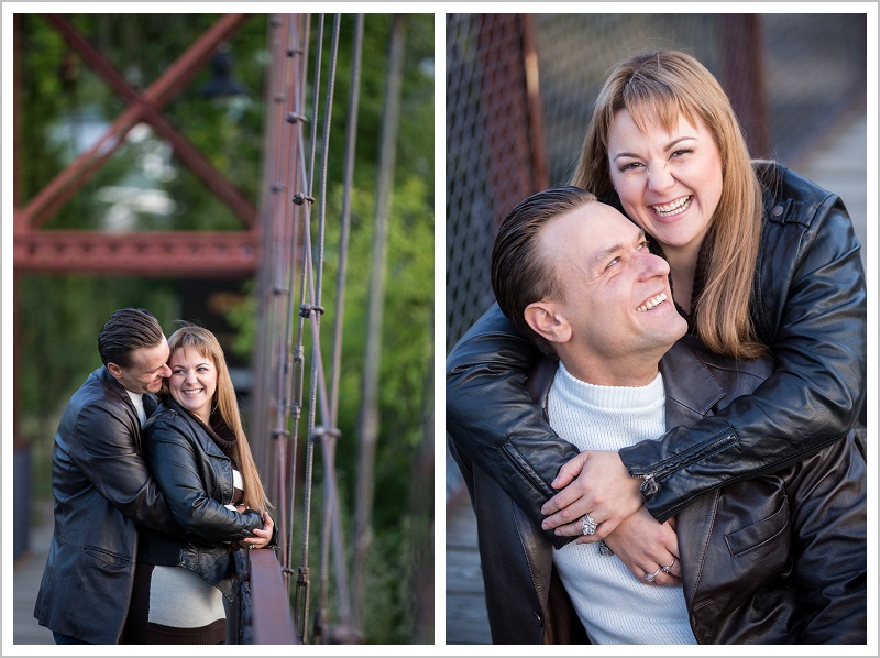 Rick and Maila, Brunswick Couples Shoot on the Bridge