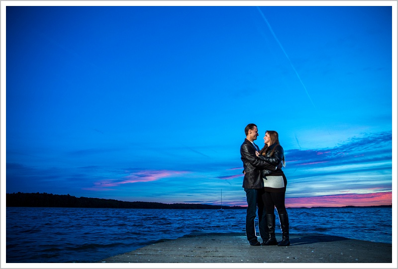 Rick and Maila, Brunswick Couples Shoot on the beach at sunset