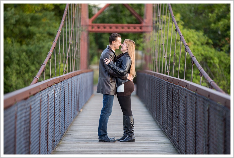 Rick and Maila, Brunswick Couples Shoot on the bridge