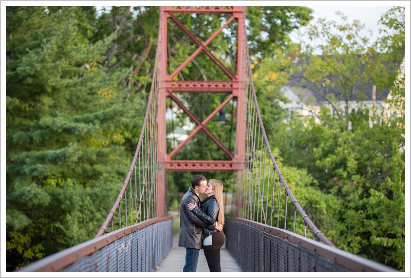 Rick and Maila, Brunswick Couples Shoot on the bridge