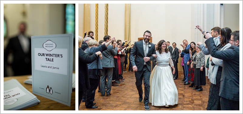 Jamie and Laura Winter Wedding at the Agora Grand
