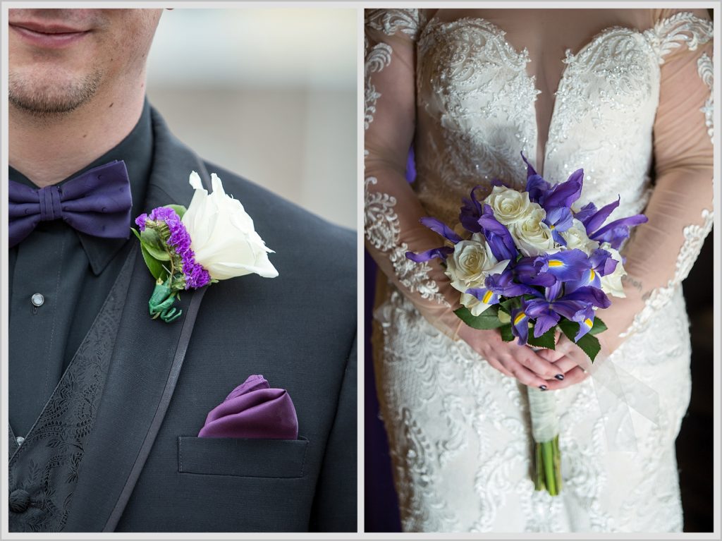 Purple flower details