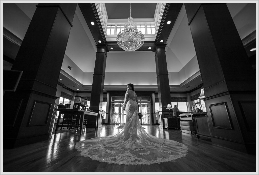 Purple Wedding - Bride in Dress