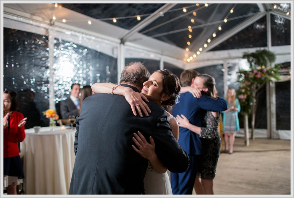 Katie and James' Hidden Pond Wedding | dancing at reception