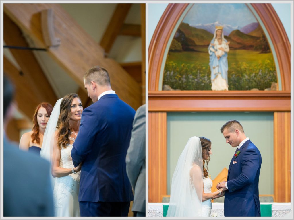 Dan and Amanda's Stone Mountain Arts Center Wedding Featured in Real Maine Weddings | Ceremony