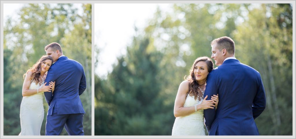 Dan and Amanda's Stone Mountain Arts Center Wedding Featured in Real Maine Weddings | bride and groom